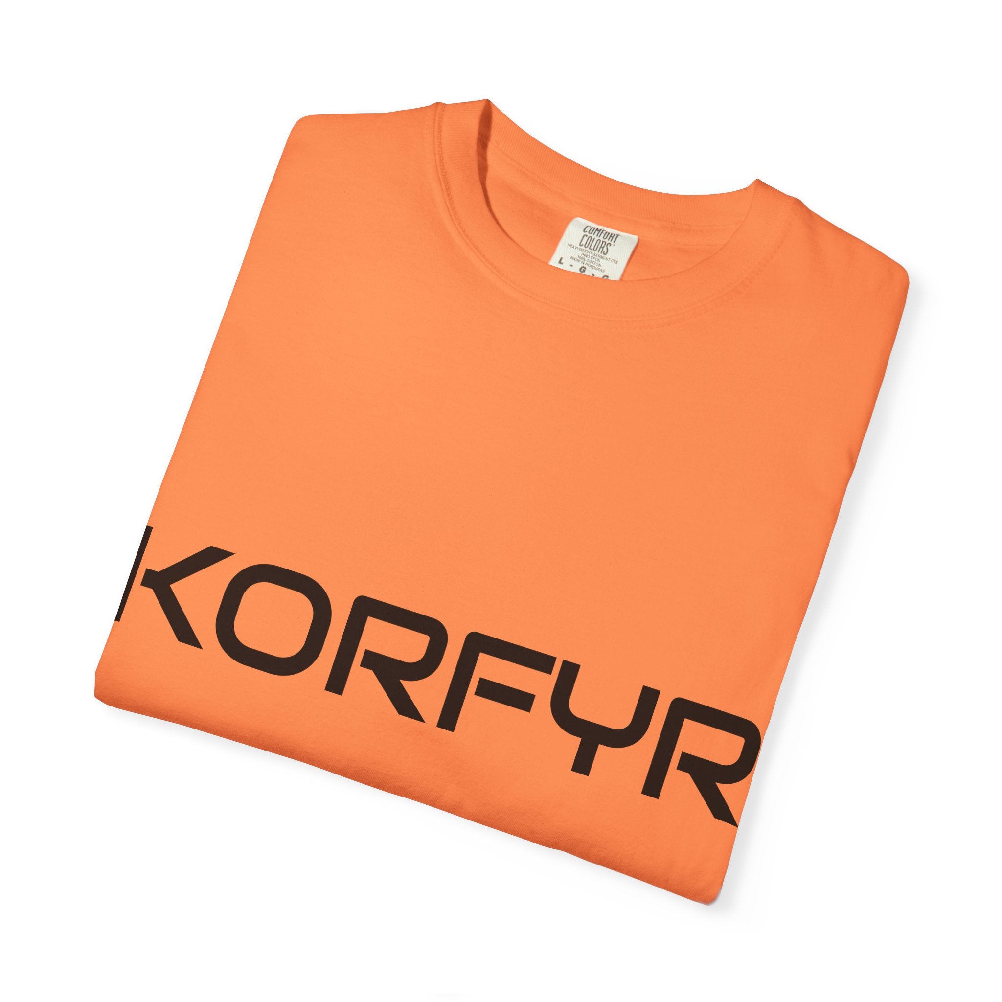 KORFYR Unisex Garment-Dyed T-shirt | Minimalist Fashion Tee, Casual Style, Perfect Gift, Everyday Wear, Trendy Apparel