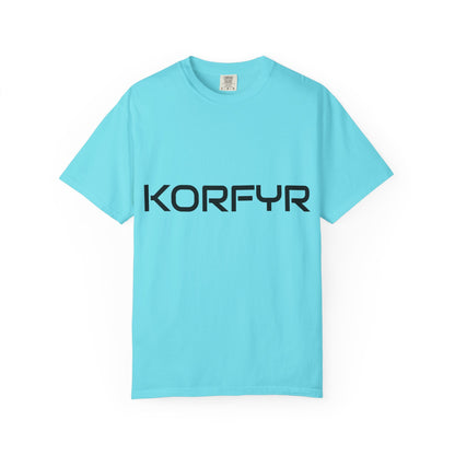 KORFYR Unisex Garment-Dyed T-shirt | Minimalist Fashion Tee, Casual Style, Perfect Gift, Everyday Wear, Trendy Apparel