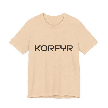 KORFYR Stylish Unisex Jersey Tee - Modern Graphic Tee for Casual Wear, Gifts, Everyday Use, Music Lovers, Trendy Outfit