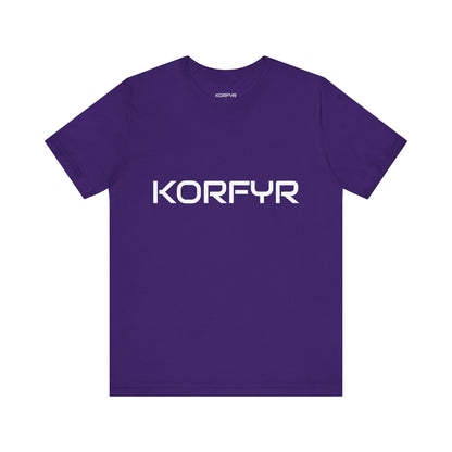 KORFYR Unisex Jersey Tee - Casual Wear, Graphic T-Shirt, Streetwear, Gift for Him/Her, Everyday Comfort
