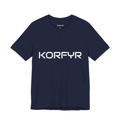 KORFYR Unisex Jersey Tee - Casual Wear, Graphic T-Shirt, Streetwear, Gift for Him/Her, Everyday Comfort