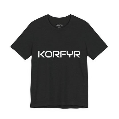 KORFYR Unisex Jersey Tee - Casual Wear, Graphic T-Shirt, Streetwear, Gift for Him/Her, Everyday Comfort