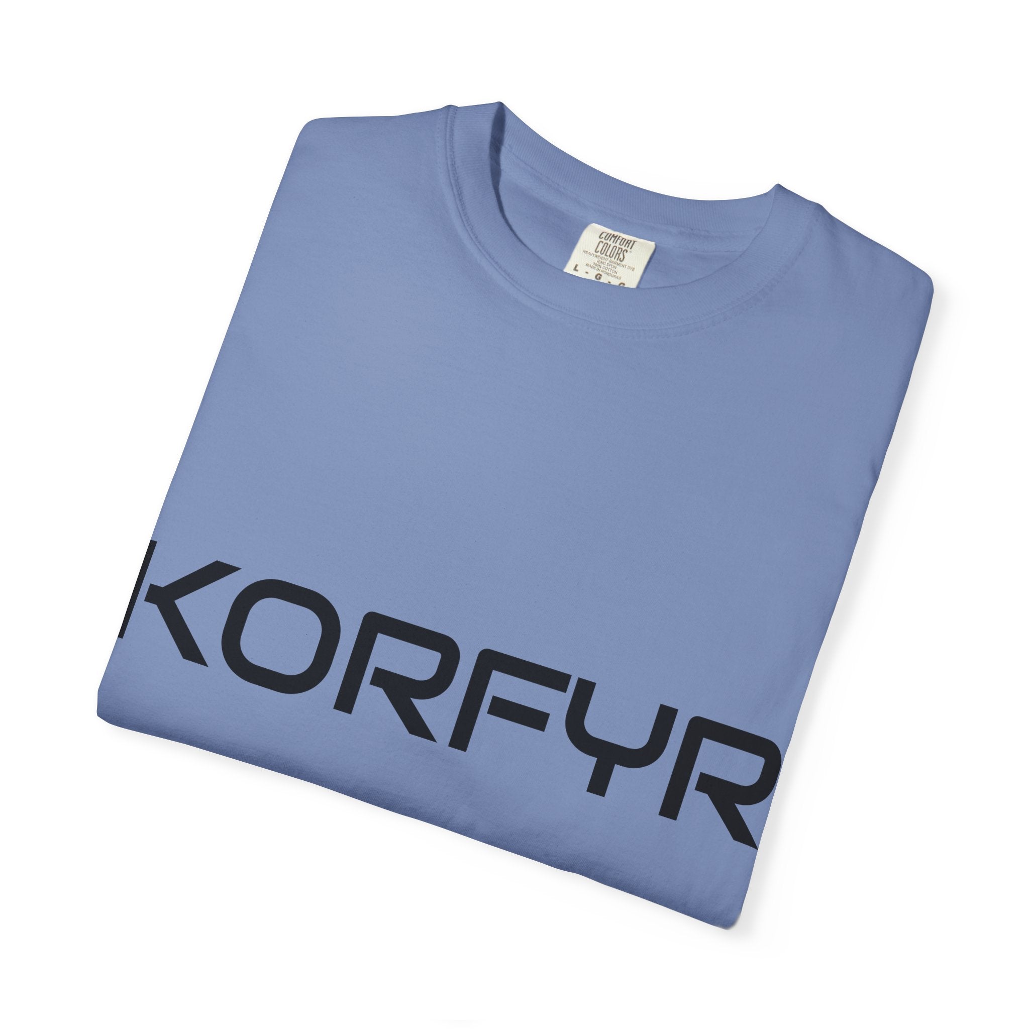 KORFYR Unisex Garment-Dyed T-shirt | Minimalist Fashion Tee, Casual Style, Perfect Gift, Everyday Wear, Trendy Apparel