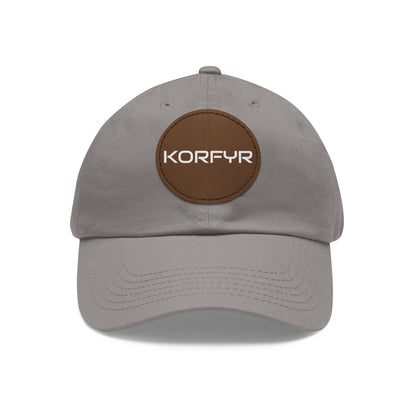 KORFYR Stylish Dad Hat with Leather Patch, Casual Sports Cap, Father’s Day Gift, Summer Accessory, Outdoor Fashion