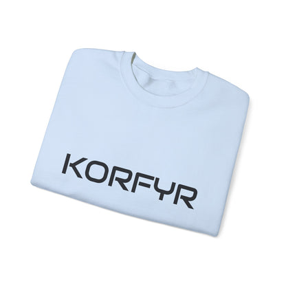 Chic KORFYR Unisex Crewneck Sweatshirt, Casual Layering Essential, Cozy Gift for Friends, Stylish Everyday Wear, Perfect for Any Occasion