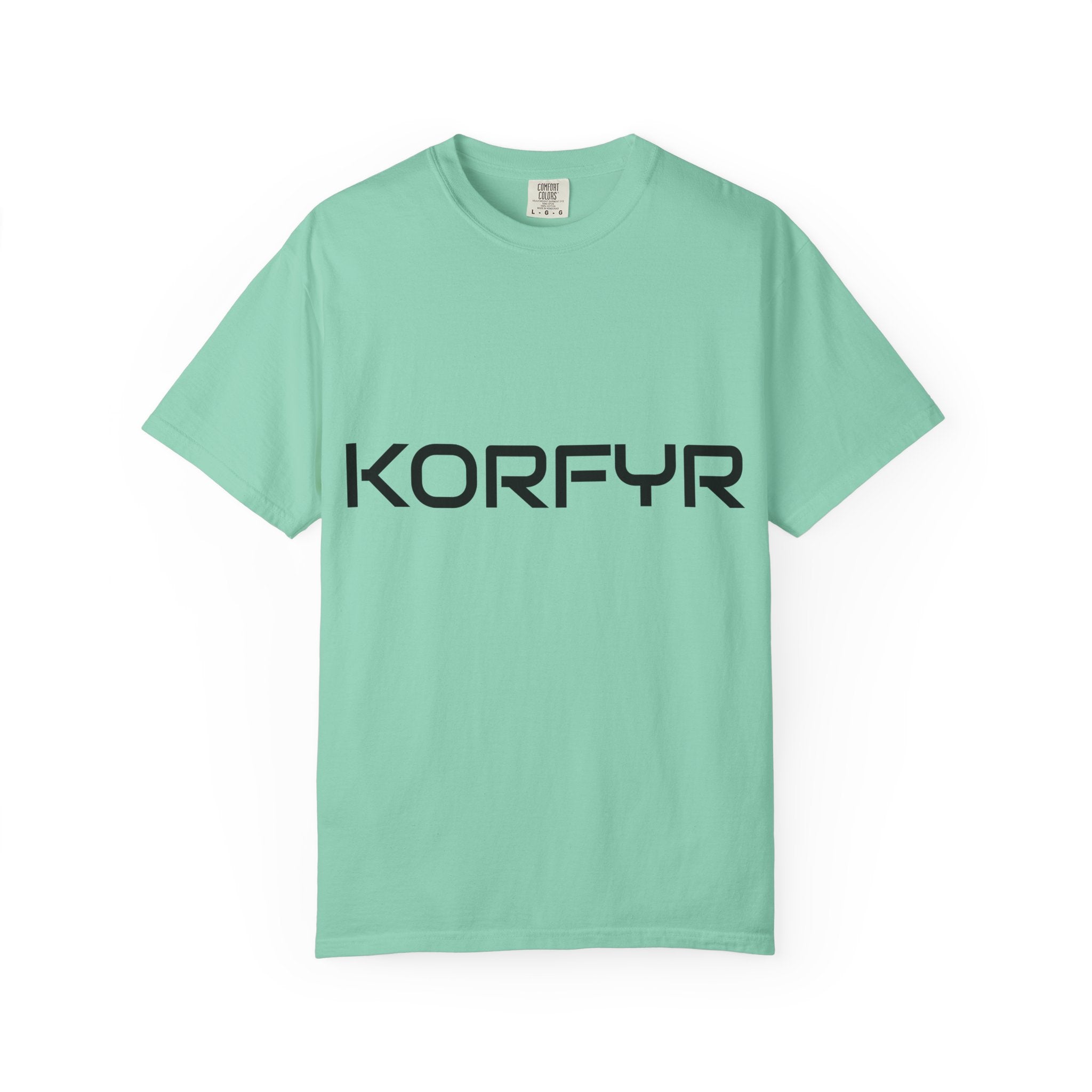KORFYR Unisex Garment-Dyed T-shirt | Minimalist Fashion Tee, Casual Style, Perfect Gift, Everyday Wear, Trendy Apparel