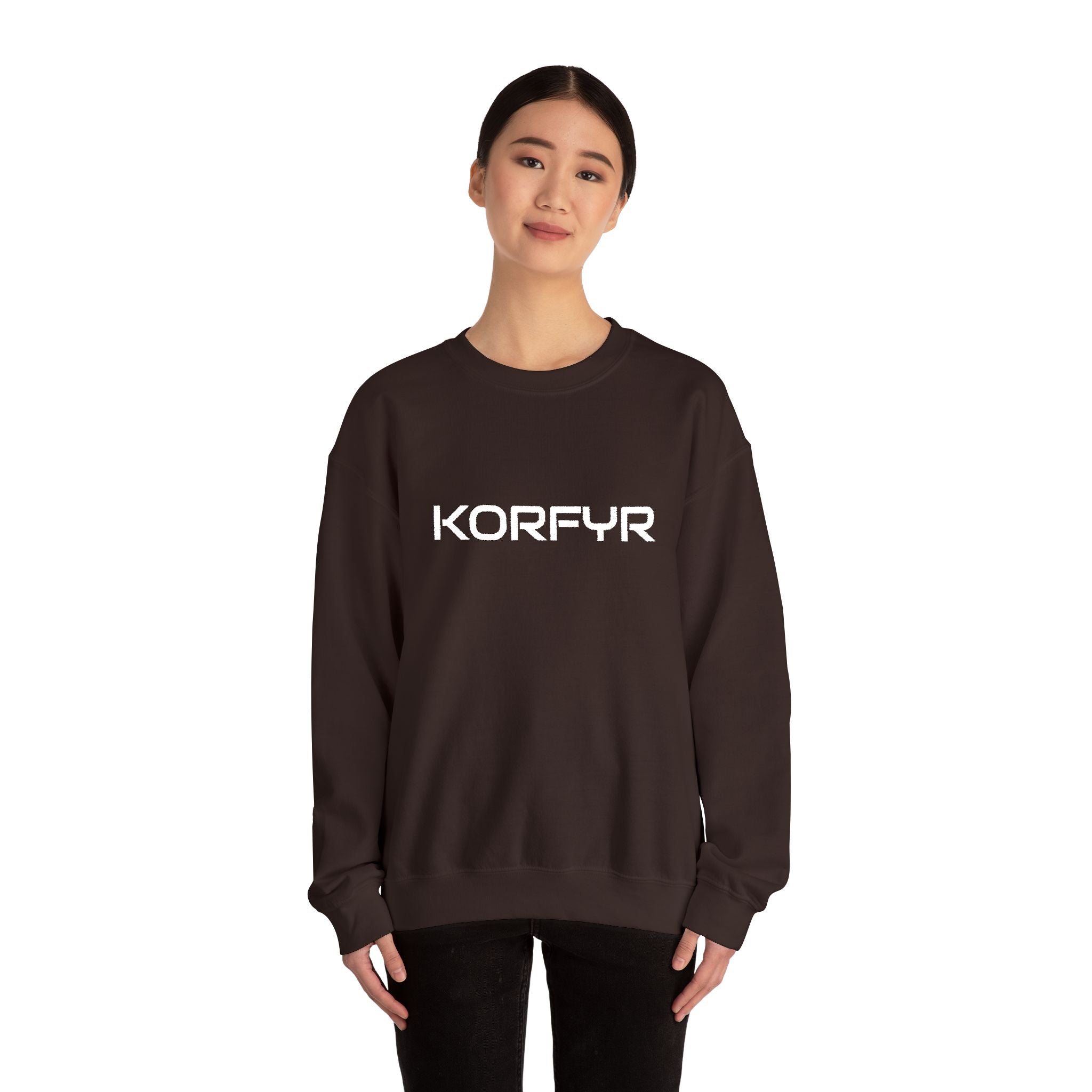KORFYR Cozy Unisex Sweatshirt, Casual Wear, Gift for Him/Her, Streetwear, Cozy Layering Piece