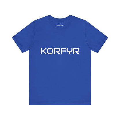 KORFYR Unisex Jersey Tee - Casual Wear, Graphic T-Shirt, Streetwear, Gift for Him/Her, Everyday Comfort