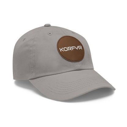 KORFYR Stylish Dad Hat with Leather Patch, Casual Sports Cap, Father’s Day Gift, Summer Accessory, Outdoor Fashion