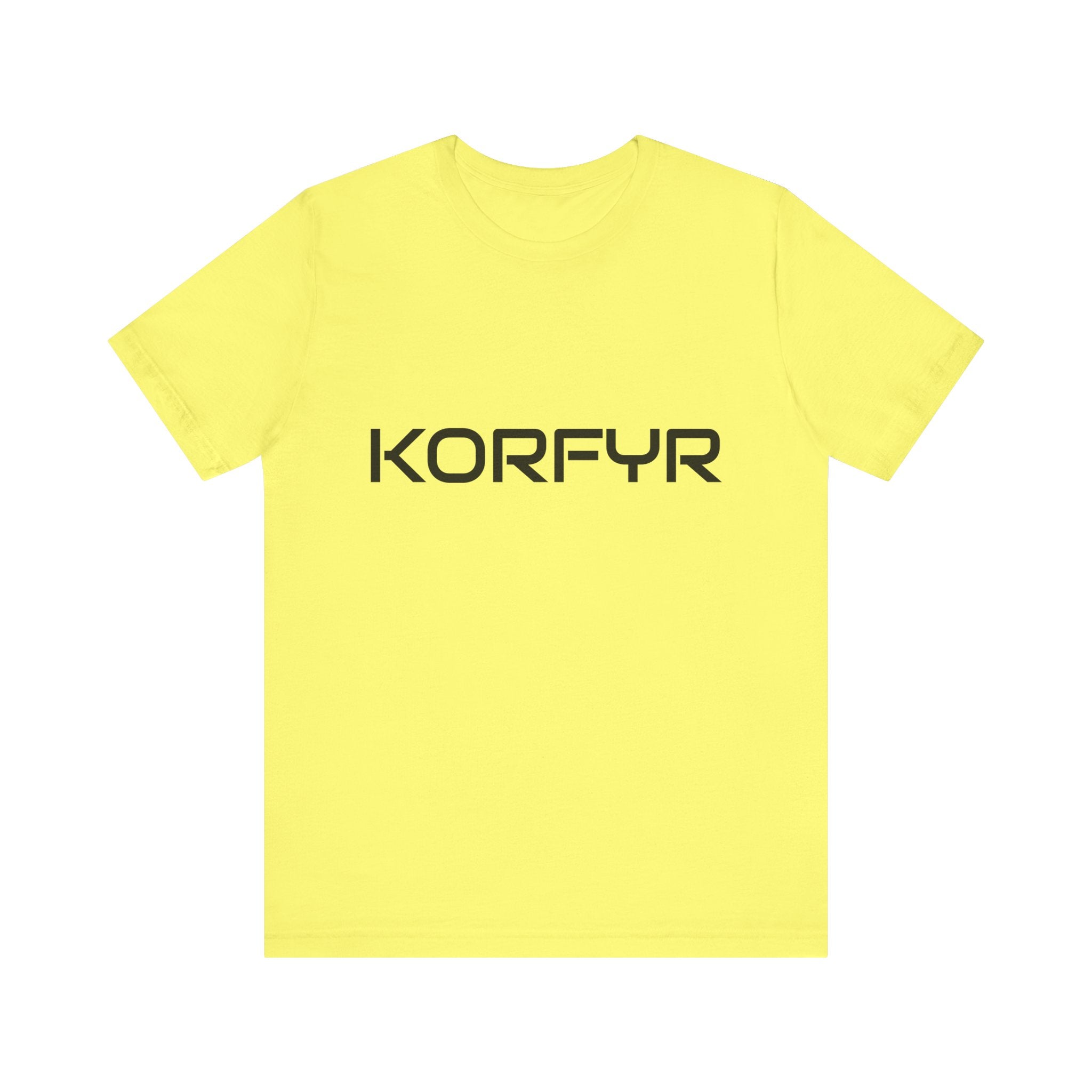 KORFYR Stylish Unisex Jersey Tee - Modern Graphic Tee for Casual Wear, Gifts, Everyday Use, Music Lovers, Trendy Outfit