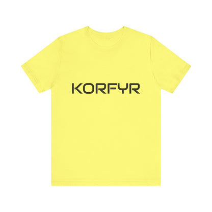 KORFYR Stylish Unisex Jersey Tee - Modern Graphic Tee for Casual Wear, Gifts, Everyday Use, Music Lovers, Trendy Outfit