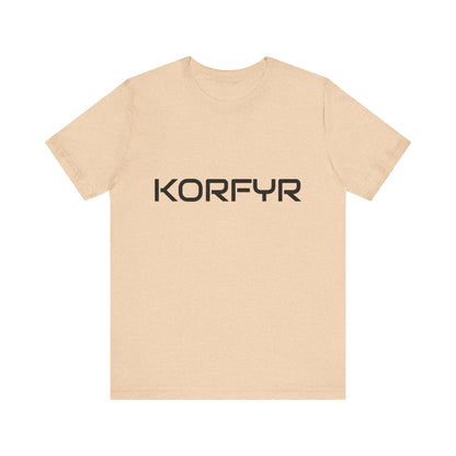 KORFYR Stylish Unisex Jersey Tee - Modern Graphic Tee for Casual Wear, Gifts, Everyday Use, Music Lovers, Trendy Outfit